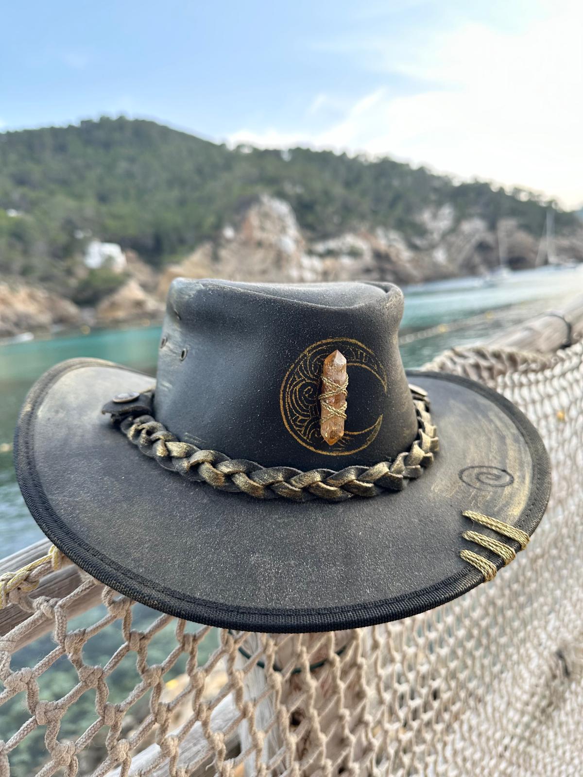Starpath Clear Quartz Embellished Cowboy Hat