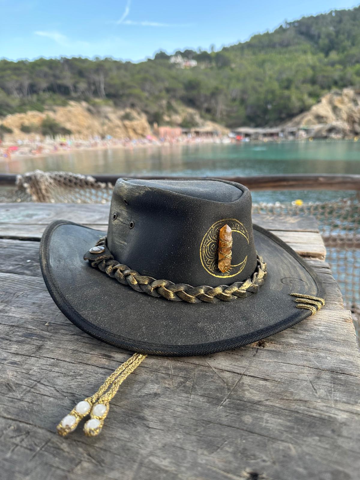 Starpath Clear Quartz Embellished Cowboy Hat