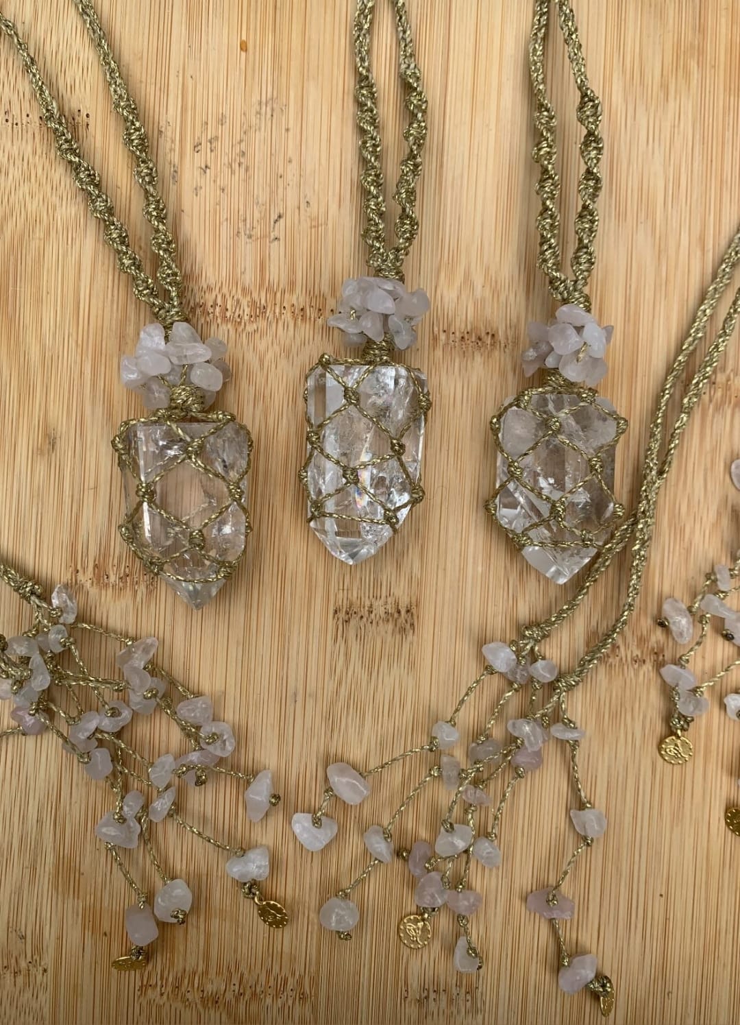 Scarlia Iris Handmade Crystal Necklace