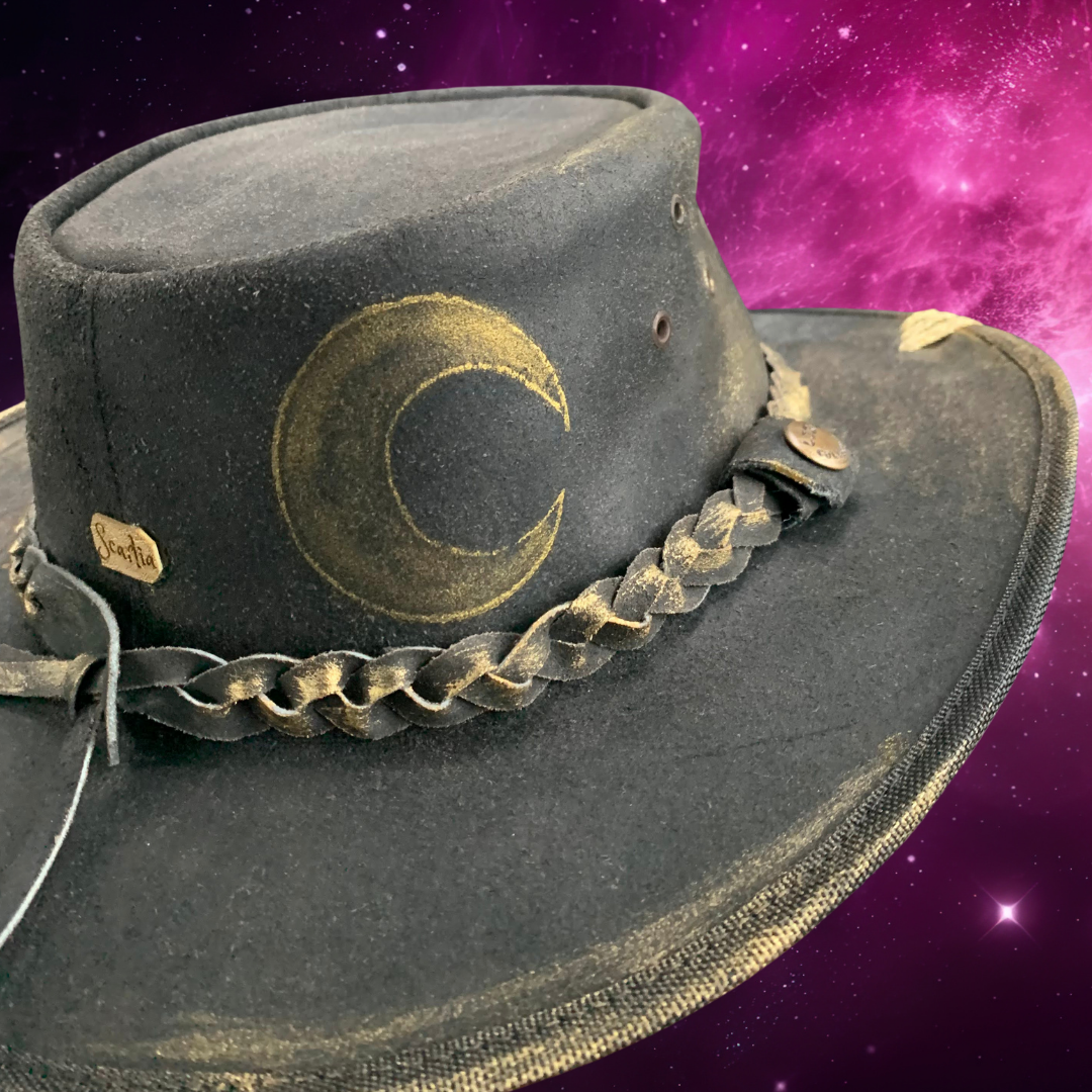 Desert Moon Rose Quartz Embellished Cowboy Hat