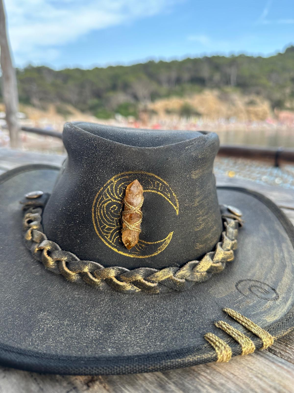 Starpath Clear Quartz Embellished Cowboy Hat
