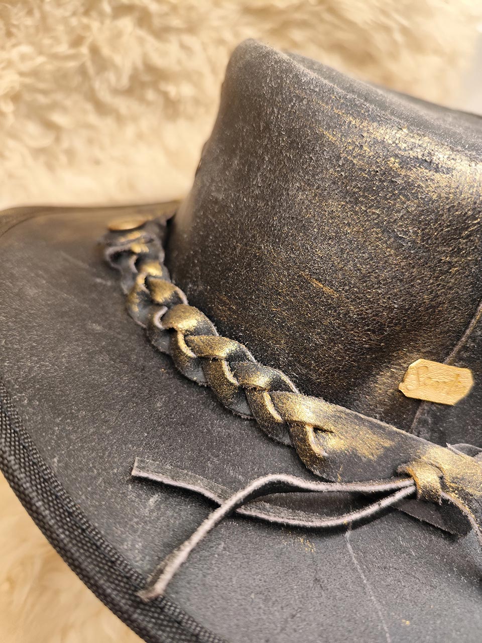 Moon & Citrine Embellished Cowboy Hat