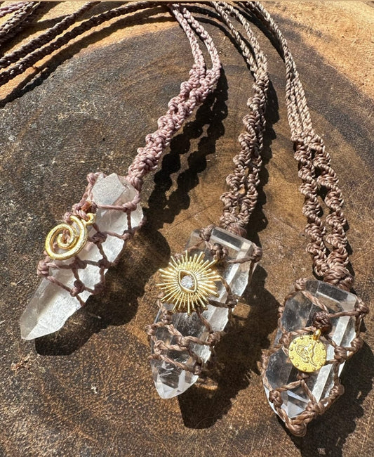 Scarlia Amara Handmade Crystal Necklace