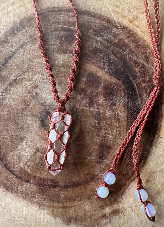 Scarlia Juno Handmade Crystal Necklace