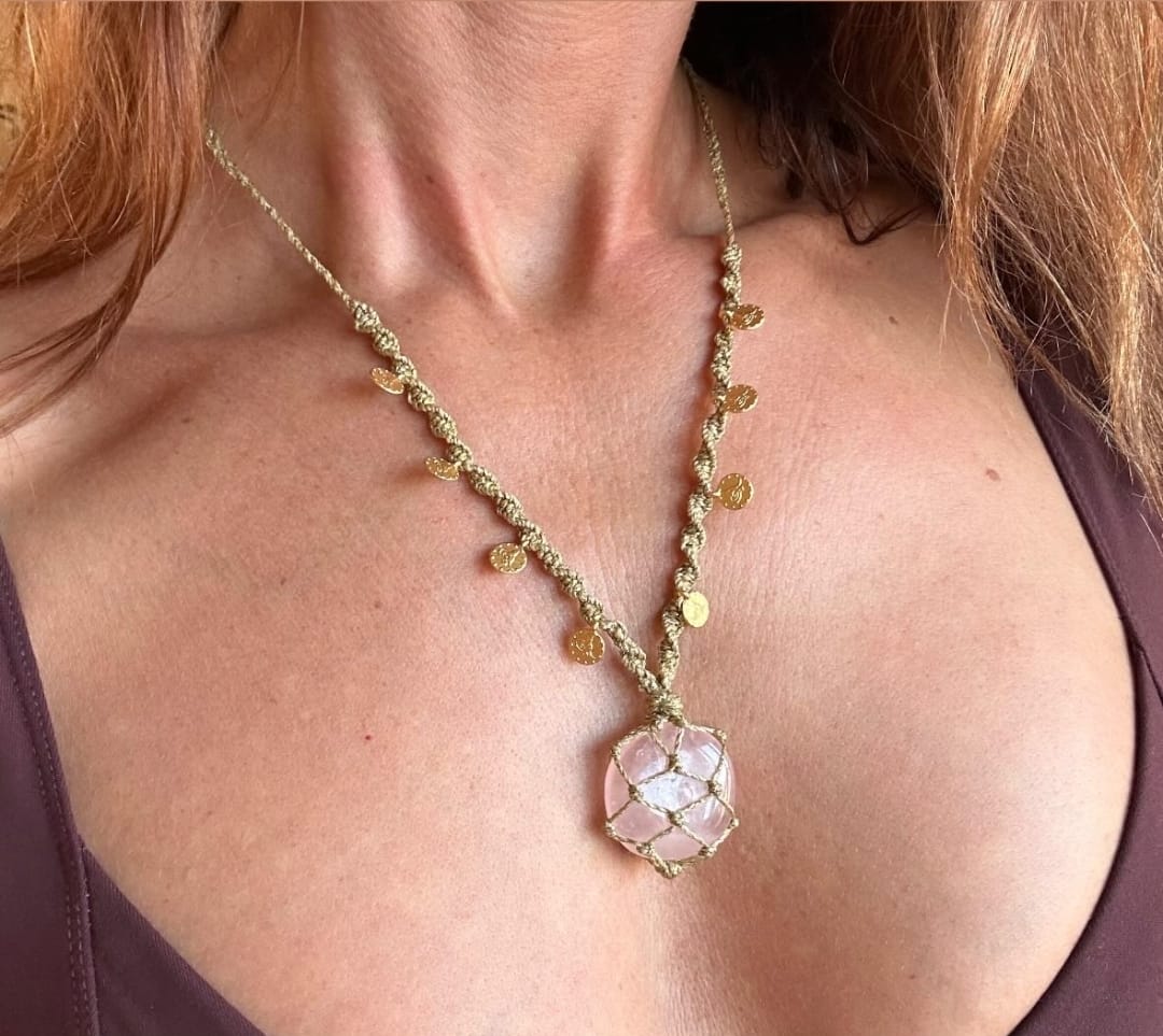 Scarlia Veda Handmade Crystal Necklace