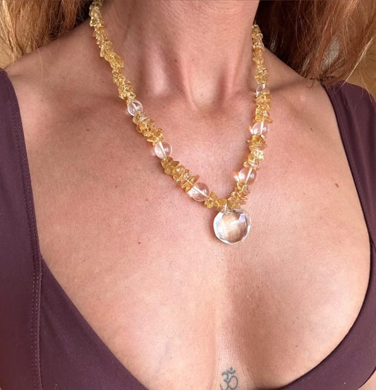 Scarlia Aria Handmade Crystal Necklace