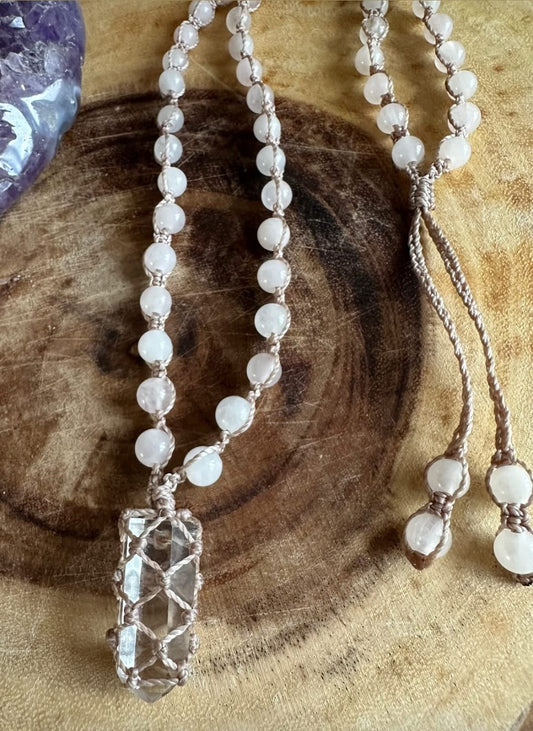 Scarlia Tailia Handmade Crystal Necklace